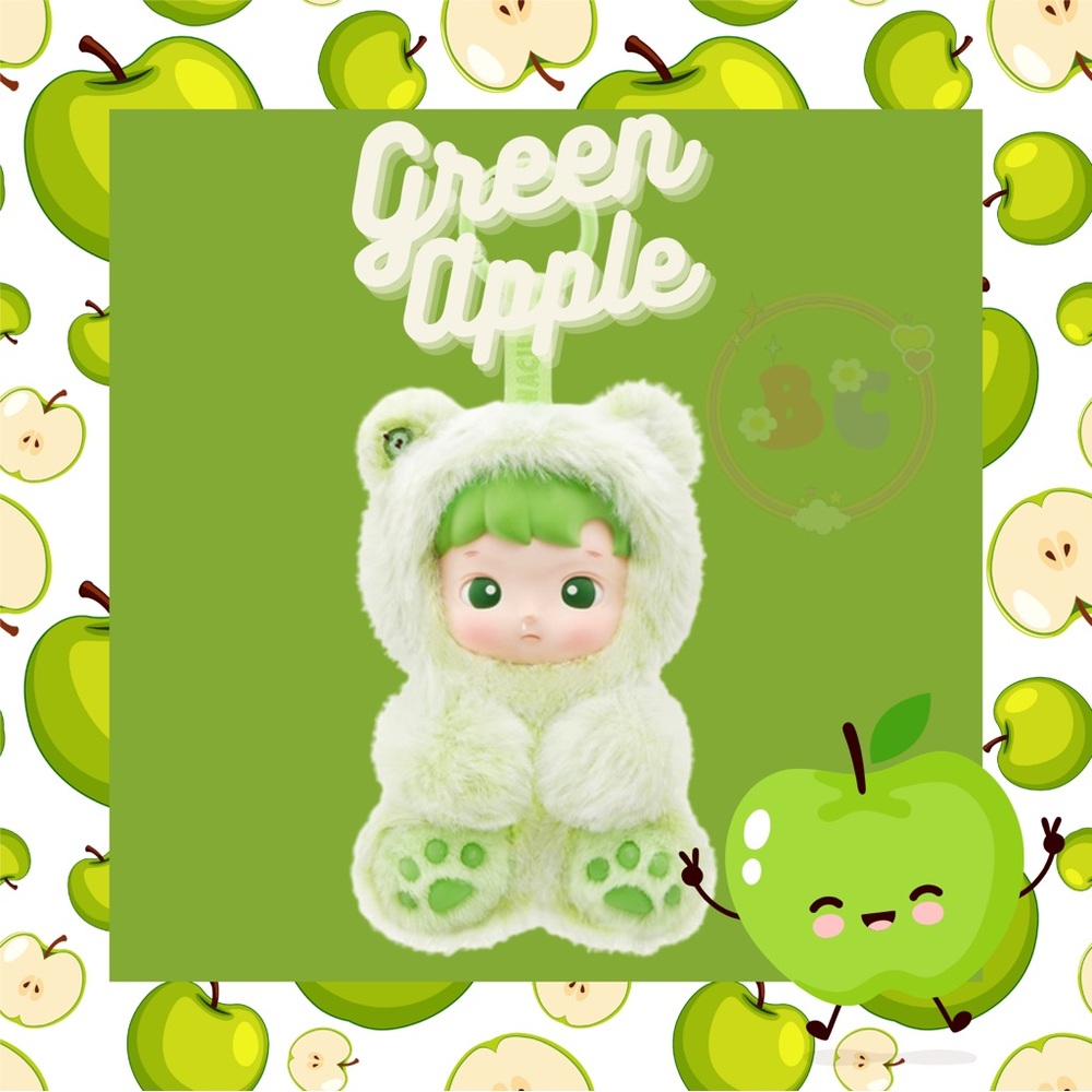 POP MART- HACIPUPU GUMMY BEAR-GREEN APPLE